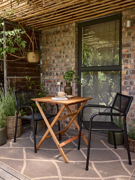 Balkonový stolek VRAADAL Š62xD62 tvrdé dřevo