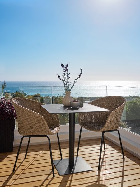 Table bistrot KAPPRUET l65xL65 noir