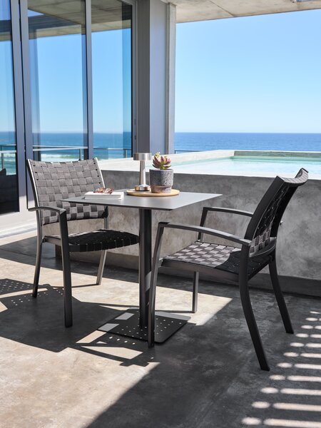 Table bistrot KAPPRUET l65xL65 noir