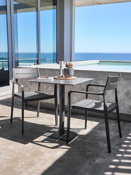 Table bistrot KAPPRUET l65xL65 noir