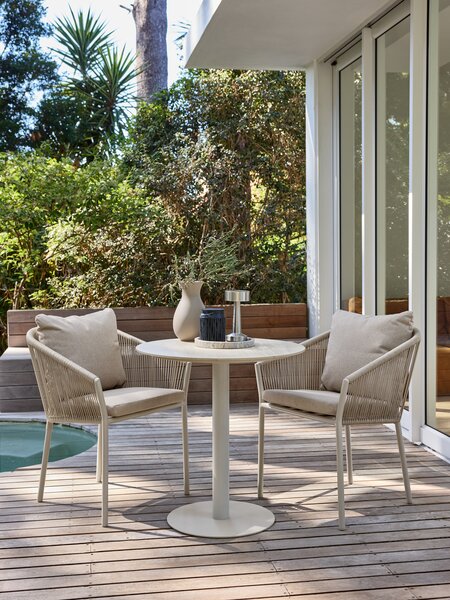 Stohovací židle GILJA rychleschnoucí béžová