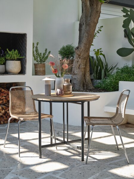 Стіл садовий HOVVIG діам.90см довж.18/90см натура