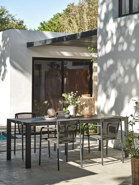 Silla apilable KRISTIANSTAD verde oscuro