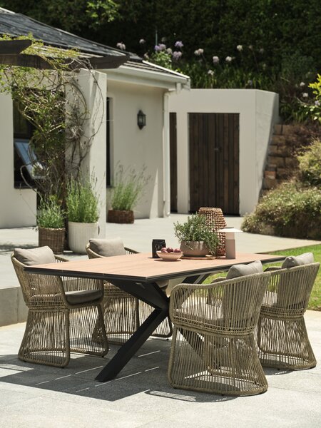 Garden table YPNASTED W100xL215 natural