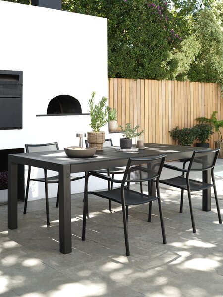 Kerti asztal TYDAL SZ95xH208/272 fekete