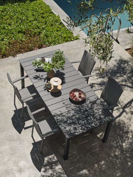 Kerti asztal MOSS SZ95xH214/315 szürke