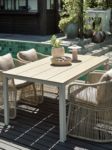 Table de jardin MARIELYST l90xL150 beige