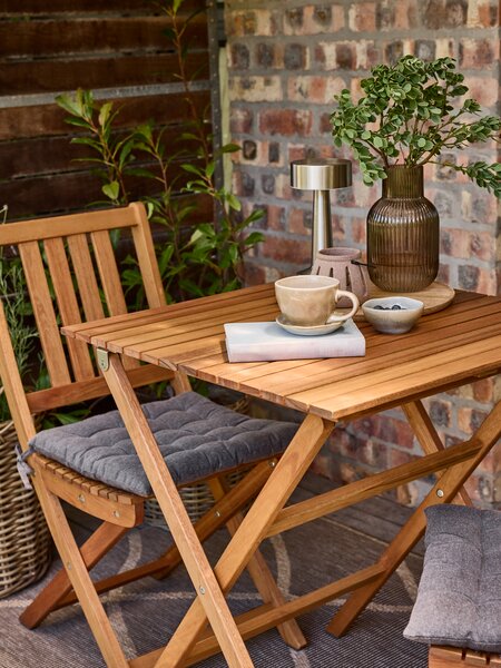 Balkonový stolek VRAADAL Š62xD62 tvrdé dřevo