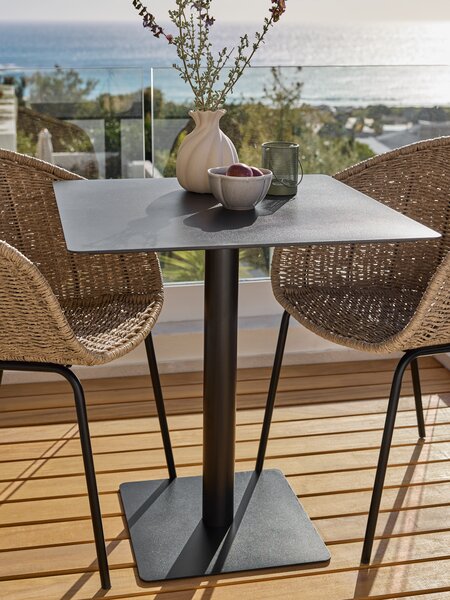 Table bistrot KAPPRUET l65xL65 noir