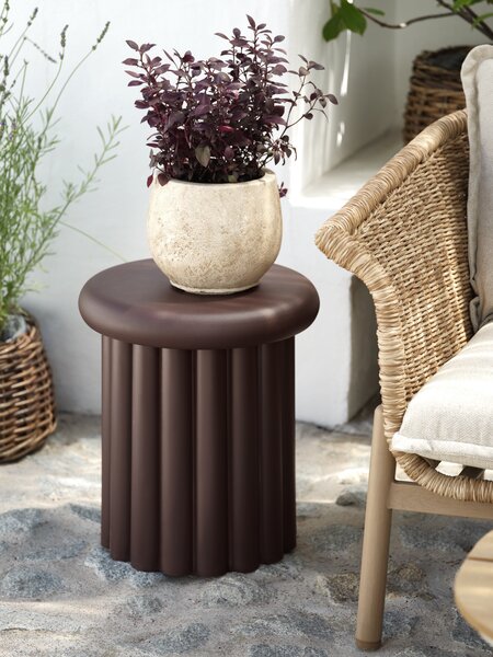 Piedestal LAPPUGLE Ø39xH45 aubergine