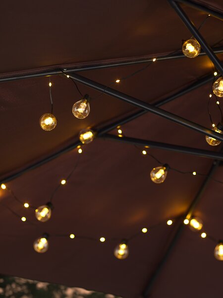 Lyskæde udendørs BOKFINK L1040 cm m/ 20 LED klar