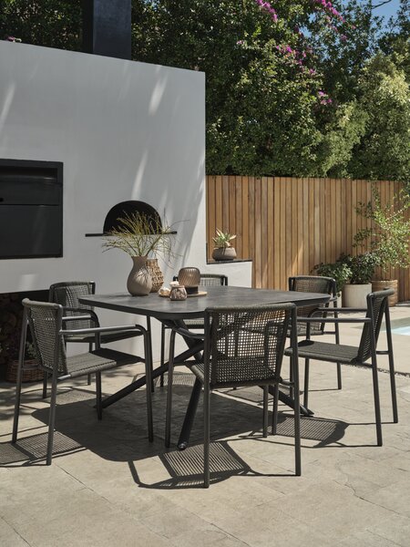 Silla apilable KRISTIANSTAD verde oscuro