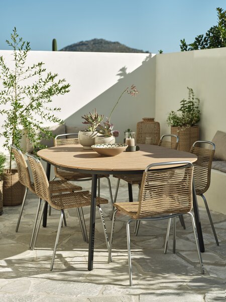 AKTIVEN D118/168 sto + 4 MIDDAGSBERGET stolice natur