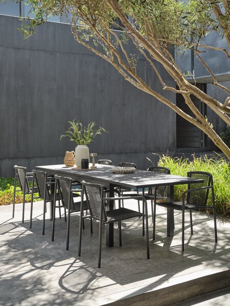 Silla apilable KRISTIANSTAD verde oscuro