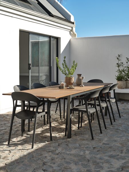 ULBJERG L214/297 table bois massif+ 4 NANNESTAD chaises