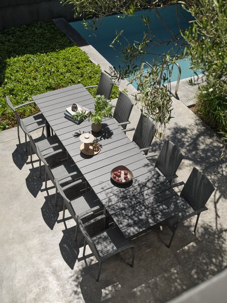 Kerti asztal MOSS SZ95xH214/315 szürke