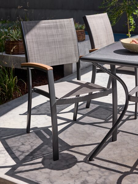 Silla apilable SIRDAL gris