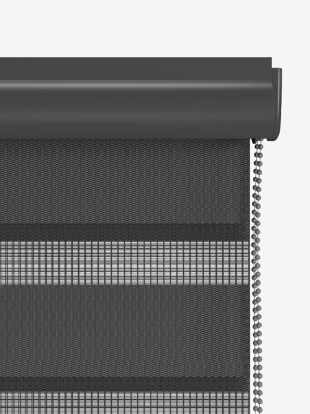 Rolgordijn duo ALSTEN 220x180 grijs met cassette