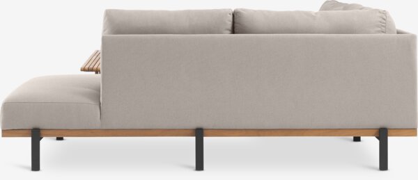 Loungesæt LOFSDALEN natur + ELLEKILDE 5 pers. taupe