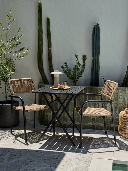 Cafébord SANDVIKA 65x65 sort