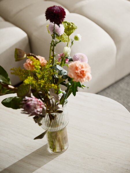 Vase RUNE Ø12xH25cm klar