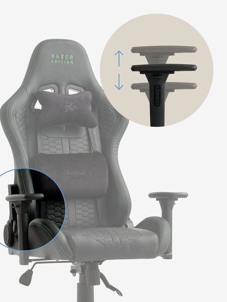 Chaise gaming TYPE Z RAZER ed.™ LEGEND