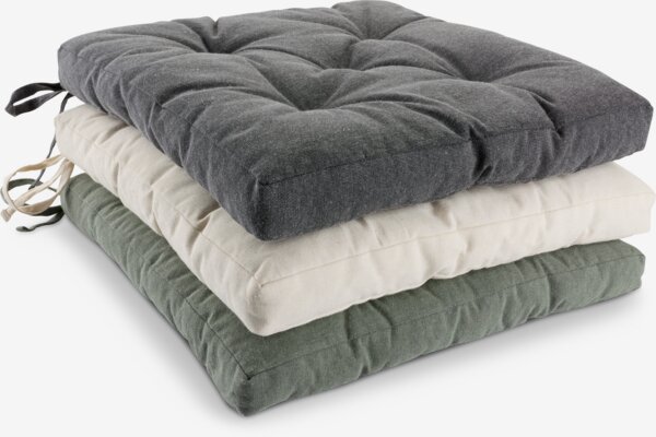 Seat pad HVITLYNG 40x40x4 natural