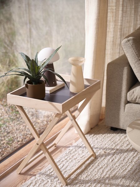 Stočić SERUP 40x52 natur/jabuka zelena/pep. grožđe