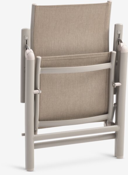 RAUMA L140 table + 4 HURDAL chaises sable foncé