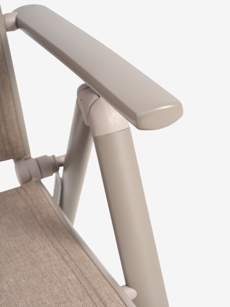 RAUMA L140 table + 4 HURDAL chaises sable foncé