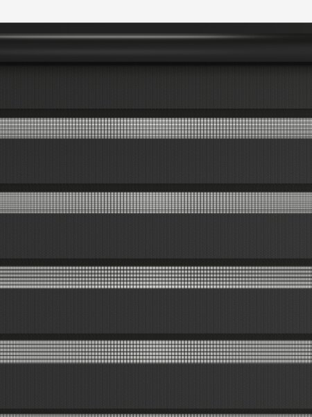 Rullegardin Duo ALSTEN 220x180cm m/kassette sort