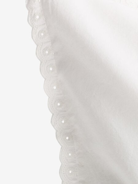 Taie d'oreiller LAURA 50x70/75 blanc
