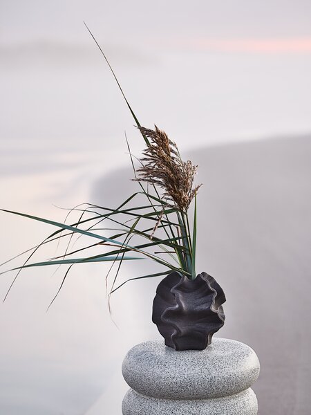 Vase VILHELM H18 cm dunkelbraun