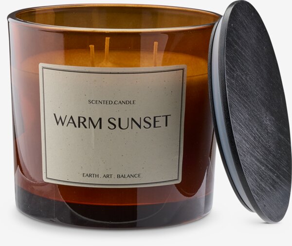 Bougie parfumée BASTIAN Ø13xH12cm brun