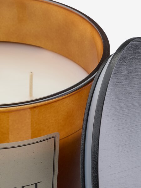 Scented candle BASTIAN D13xH12cm brown
