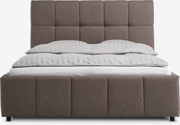 Postelový rám VEMMELEV s úlož. prostorem 120x200 tm.písková