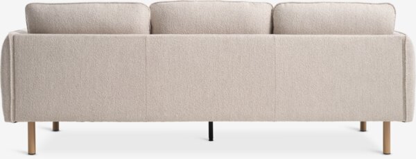 Soffa DALSHUSE 3-sits beige tyg