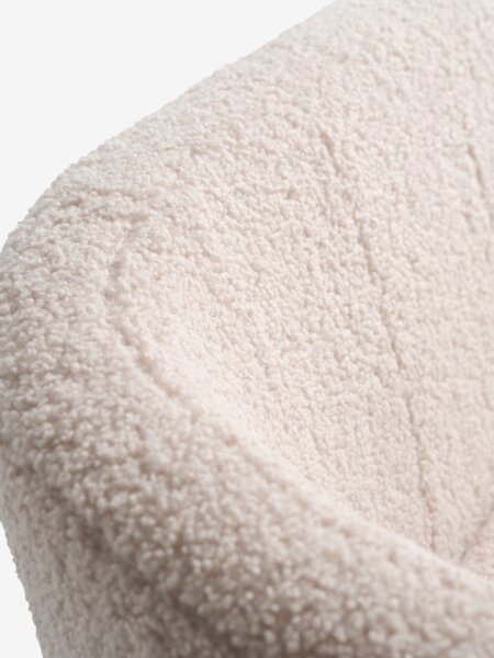2-zitsbank GLOSTRUP off-white teddy stof
