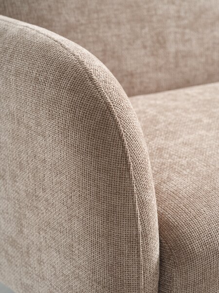 Sofa bed BALKA 3 seater sand fabric
