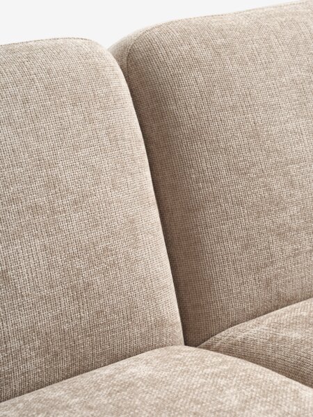 Sofa bed BALKA 3 seater sand fabric