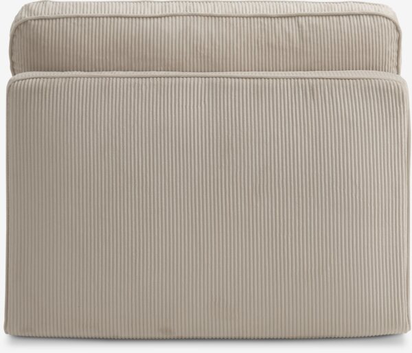 Sofa bed module SJELLE centre beige fabric