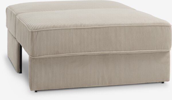 Sofa bed module SJELLE centre beige fabric