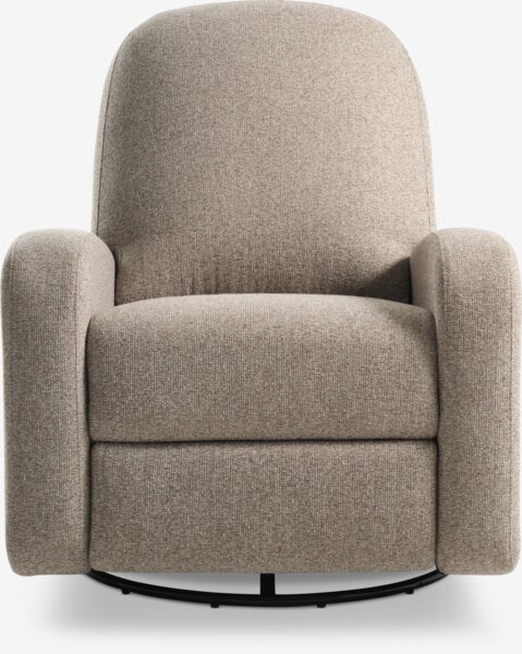 Recliner BREDBJERG beige fabric