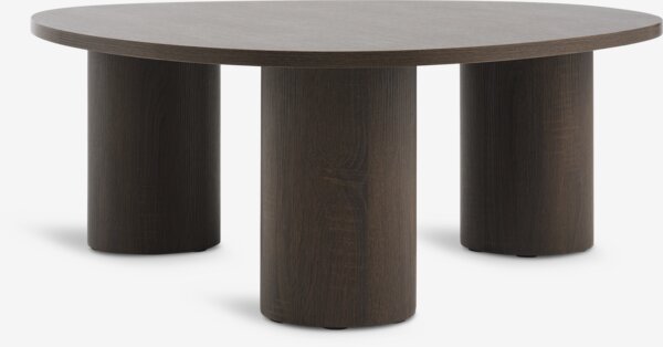 Soffbord RAVNSBJERG 90x90 mörk ek