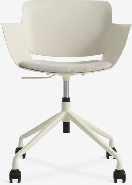 Skrivbordsstol HALLENDRUP beige tyg/beige