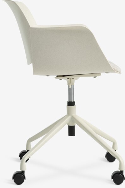 Skrivbordsstol HALLENDRUP beige tyg/beige