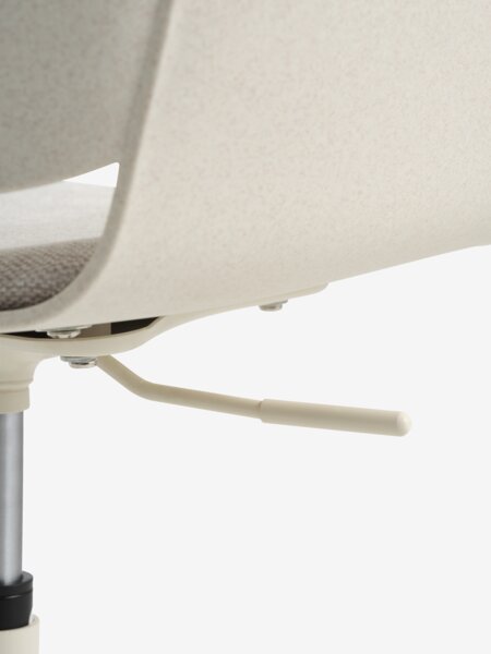 Skrivbordsstol HALLENDRUP beige tyg/beige