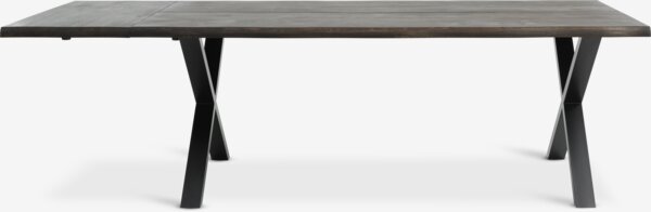 Matbord ROSLEV 95x200 mörk ek/svart