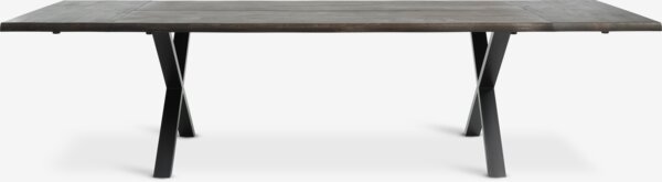 Matbord ROSLEV 95x200 mörk ek/svart