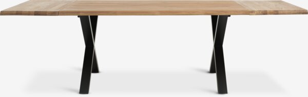 Spisebord ROSLEV 95x160 natur eik/svart